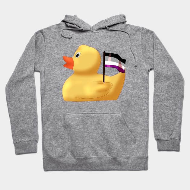 Asexual Rubber Duck Hoodie by TheQueerPotato